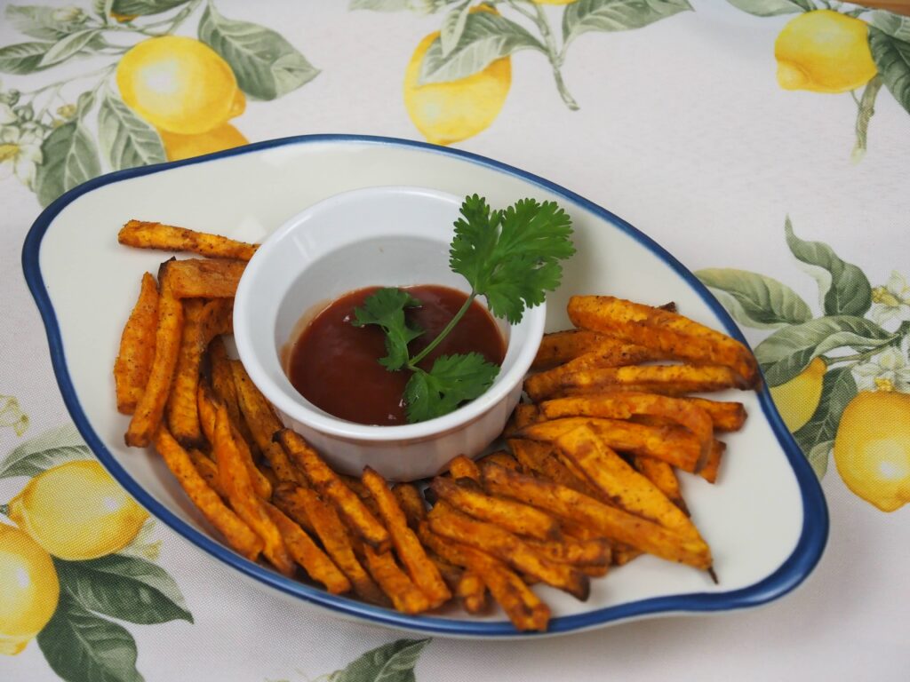 sweet potato fries cooked in air fryer