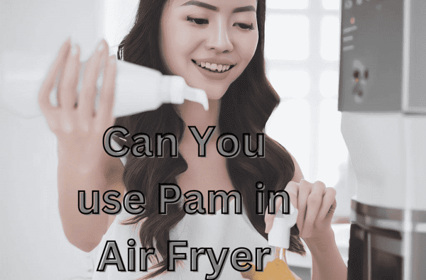 A lady asking if Pam can be used in an air fryer.