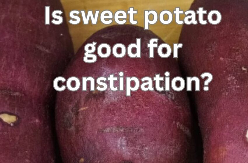 Asking if sweet potato can be consumed in constipation.
